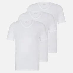 BOSS Herren 3er-Pack T Shirts Weiß