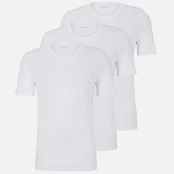 BOSS Herren 3er-Pack T Shirts Weiß