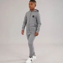 BOSS Junge Reißverschluss Hoodie Heather Grey