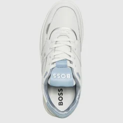 BOSS Junior Junge Court Turnschuhe Weiß