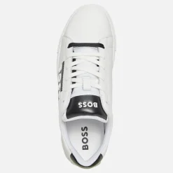 BOSS Junior Junge Cupsole Turnschuhe Weiß
