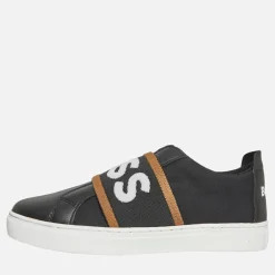 BOSS Junior Junge Logo Elastisch Turnschuhe Schwarz