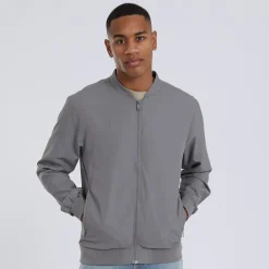 Brave Soul Bomberjacke Herren Sanjay Hellgrau