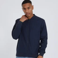 Brave Soul Bomberjacke Herren Sanjay Marineblau