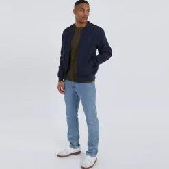 Brave Soul Bomberjacke Herren Sanjay Marineblau