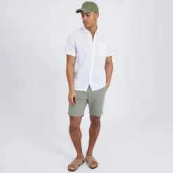 Brave Soul Chino Shorts Herren Hansen Salbei