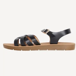 Brave Soul Damen Aria Sandalen Schwarz