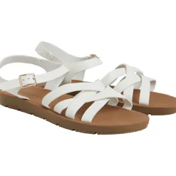 Brave Soul Damen Aria Sandalen Weiß