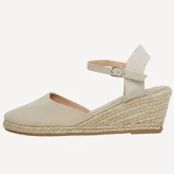 Brave Soul Damen Berry Wedge Sandalen       Braun