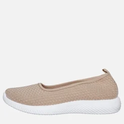 Brave Soul Damen Cali Slip On Schuhe Nude