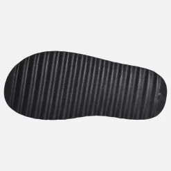 Brave Soul Damen klobige Knöchelriemen Sandalen Schwarz