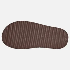 Brave Soul Damen klobige Knöchelriemen Sandalen Mocha