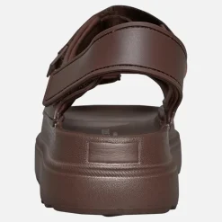 Brave Soul Damen klobige Knöchelriemen Sandalen Mocha