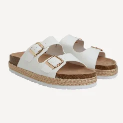 Brave Soul Damen Pantha Sandalen Weiß