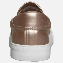 Brave Soul Damen Stern Stepp Leicht Anziehbar Sneaker Rose Gold Metallic