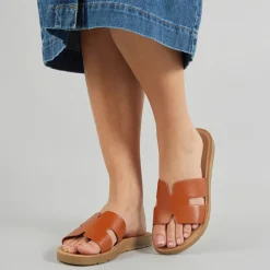 Brave Soul Damen Tina Sandalen Tan