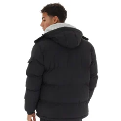 Brave Soul Herren Brockhall Pufferjacke Schwarz