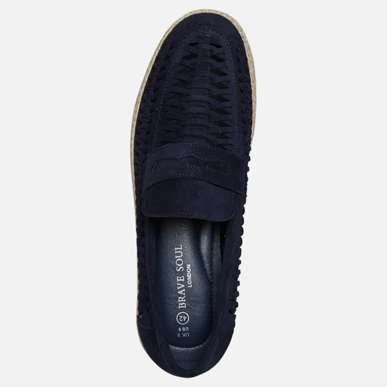 Brave Soul Herren Carlos Loafer Navy