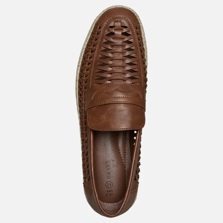 Brave Soul Herren Carlos Loafer Tan