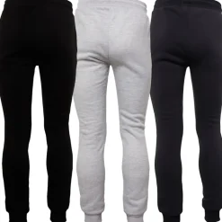 Brave Soul Herren Clinton Jogginghose 3er-Pack Schwarz/Grau/Marineblau
