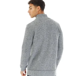 Brave Soul Herren Damir Pullover Grau