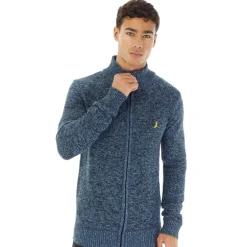 Brave Soul Herren Damir Pullover Blau