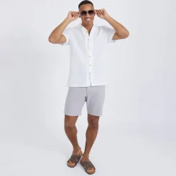 Brave Soul Herren Eubank Shirt Optik Weiß