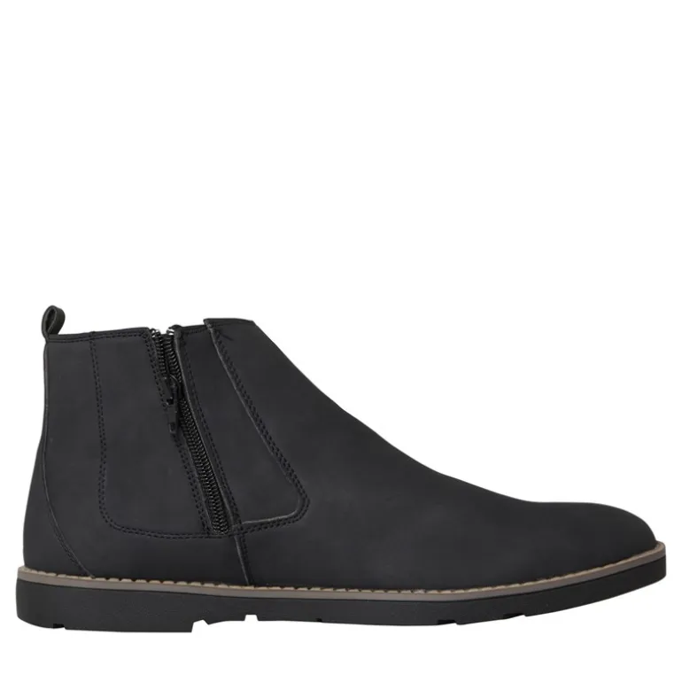Brave Soul Herren Garret Chelsea Stiefeletten Schwarz