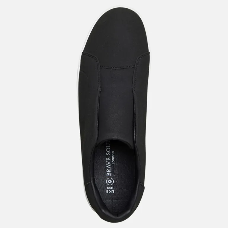 Brave Soul Herren Genf Sneaker Schwarz