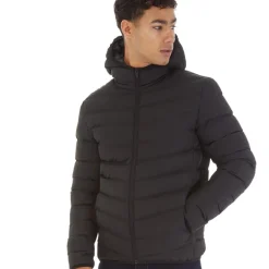 Brave Soul Herren Grantplain Pufferjacke Schwarz