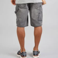 Brave Soul Herren Joiner Locker geschnittene Zimmermann Shorts Grau
