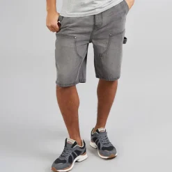 Brave Soul Herren Joiner Locker geschnittene Zimmermann Shorts Grau
