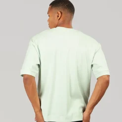 Brave Soul Herren Keikog Oversized T Shirt Washed Mint
