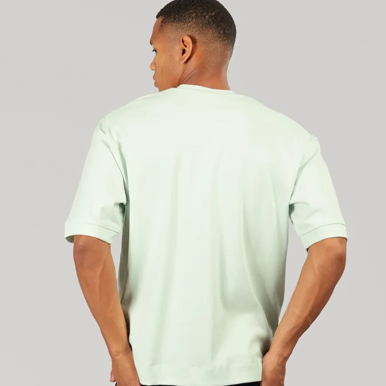 Brave Soul Herren Keikog Oversized T Shirt Washed Mint