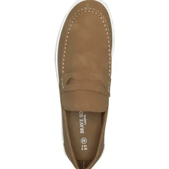 Brave Soul Herren Lissabon Loafer Wüste Taupe