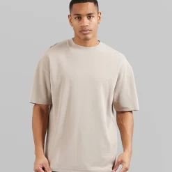 Brave Soul Herren Relaxed Fit Lao T-Shirts Ecru