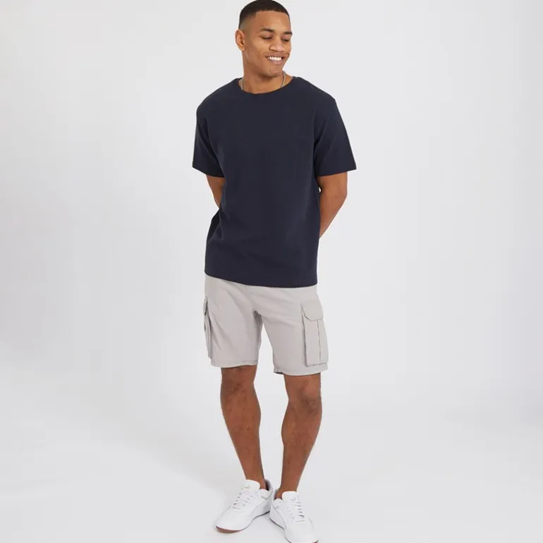 Brave Soul Herren Riverwood Cargoshorts Grau