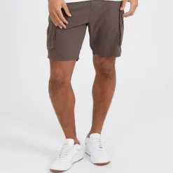 Brave Soul Herren Riverwood Cargoshorts Anthrazit-Grau