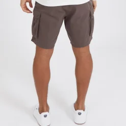 Brave Soul Herren Riverwood Cargoshorts Anthrazit-Grau