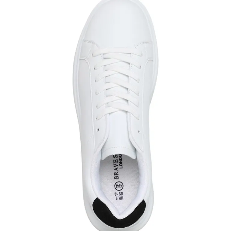 Brave Soul Herren Royal Sneaker Weiß/Schwarz