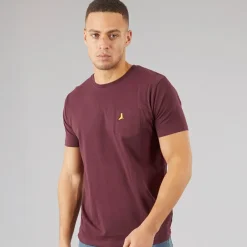 Brave Soul Herren T-Shirts 3er-Pack Marine/Khaki/Burgund