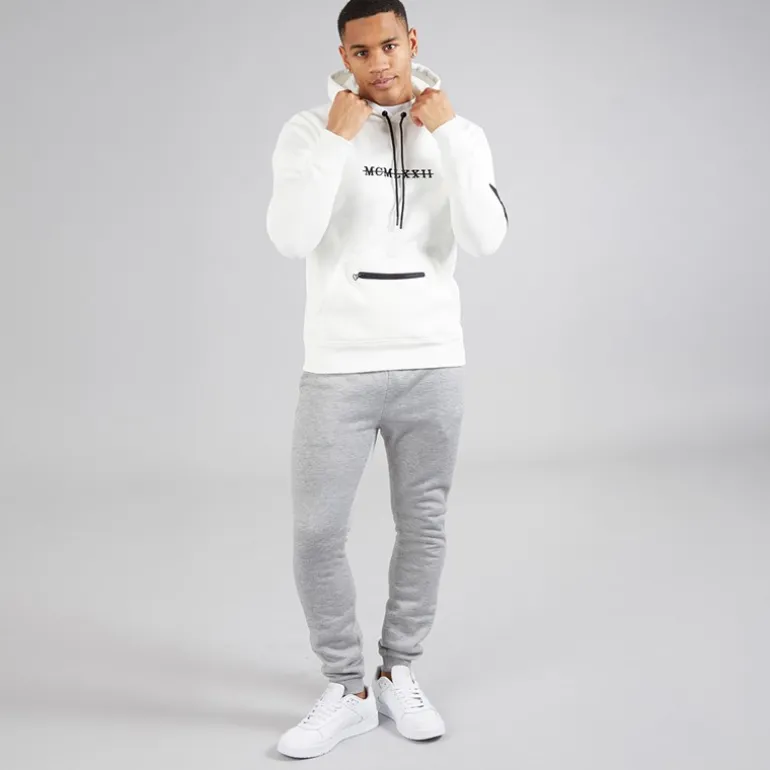 Brave Soul Hoodie Creme Herren