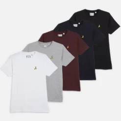 Brave Soul Junge Fünferpack T Shirts Multi