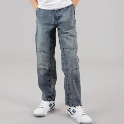 Brave Soul Junge lockere Passform Jeans Mid Blue