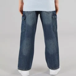 Brave Soul Junge locker geschnittene Jeans mittelblau