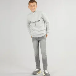 Brave Soul Junge Schmale Passform Jeans Grau