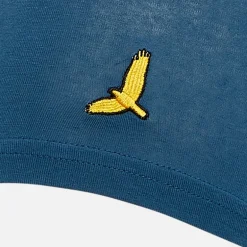 Brave Soul Junge Sieben er Packung Boxershorts Marineblau / Türkis / Gedrucktes Karomuster