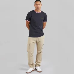 Brave Soul T-Shirt Herren Embryo Marine