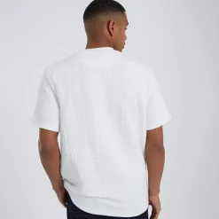 Brave Soul T-Shirt Herren in Übergröße Miska Creme