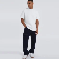 Brave Soul T-Shirt Herren in Übergröße Miska Creme